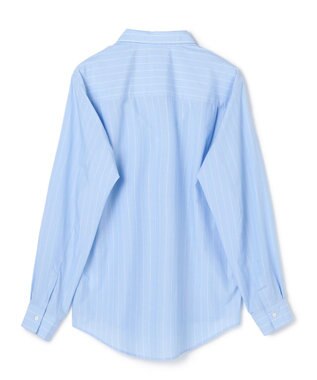 UNFILO MENS 【OCEANS 雑誌・web 掲載 / 男女兼用】TR デイリークリーンシャツ ブルー×オフストライプ