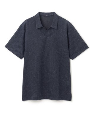 JOSEPH HOMME  リネンドビージャージー　スキッパー ネイビー系