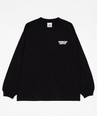 WEGO 【ユニセックス着用ITEM】別注VISIONゴーストスケーターグラフィックT（LS） ブラック