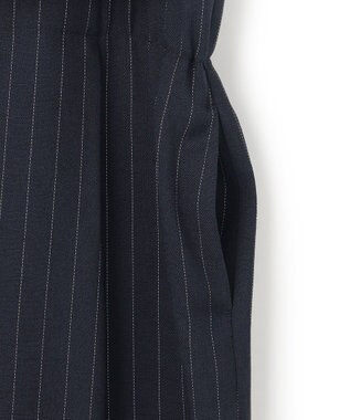 uncrave リネンライクツイル オールインワン ネイビーストライプ