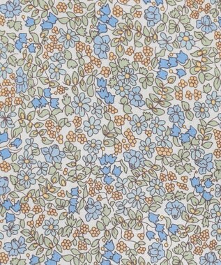 J.PRESS LADIES 【洗える】Liberty シャツカラー スキッパー ブラウス グリーン系