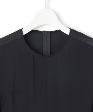 23区 S シアースパンオーガンジー ワンピース ネイビー系