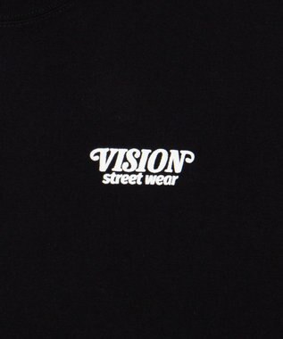 WEGO 【ユニセックス着用ITEM】別注VISIONゴーストスケーターグラフィックT（LS） ブラック