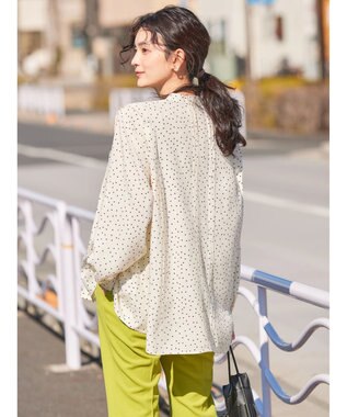 AMERICAN HOLIC サラックールタック使いブラウス Ivory