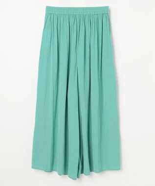 ANY 【ウエストゴム】ラップギャザースカーチョ グリーン