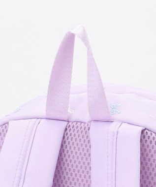 ANY KIDS 【10L容量】総柄刺繍リュック ラベンダー