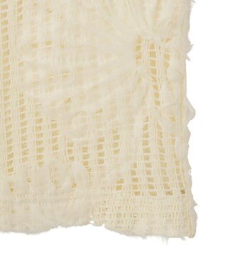 Green Parks 刺繍レーススカート Ecru