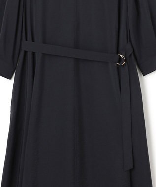 23区 S シアースパンオーガンジー ワンピース ネイビー系