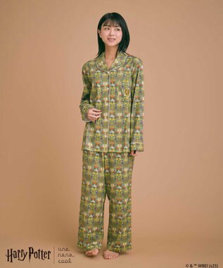 une nana cool 【ハリー・ポッターコラボ】【綿100%】開襟パジャマ イエロー