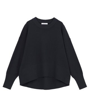 Green Parks ふわもっちニットプルオーバー Navy