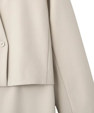 YECCA VECCA 【2点SET】ショートジャケットセットキャミワンピース Light Beige