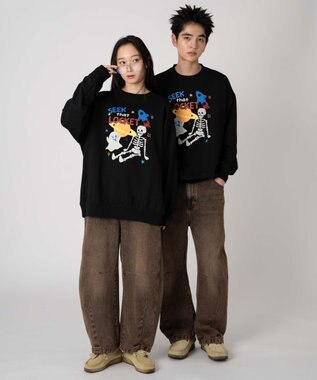 WEGO 【ユニセックス着用ITEM/SMLサイズ展開】アソートグラフィックプルオーバー（2） 柄13