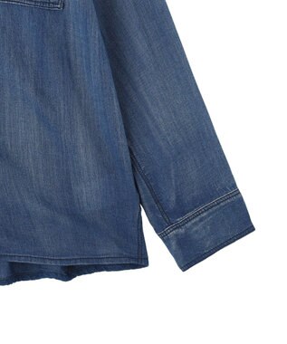 YECCA VECCA シアーデニムシャツ Black