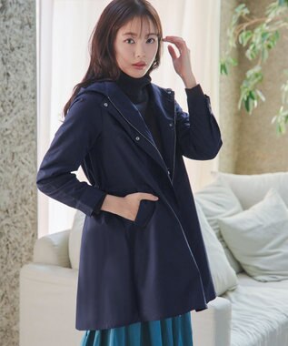 Tiaclasse 【新色追加・洗える・撥水】ドロストマウンテンパーカー ネイビー