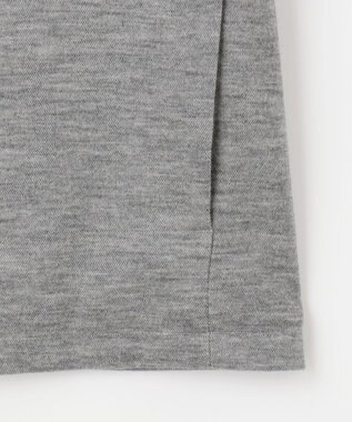 JOSEPH ABBOUD 【軽量/ストレッチ/尾州が誇る上質素材 】ウールミルドジャージーシャツ グレー系ストライプ