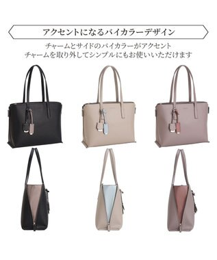 ACE BAGS & LUGGAGE Jewelna Rose OLバッグ・セレム  横型トートバッグ A4サイズ 16189 ジュエルナローズ cs ブラック