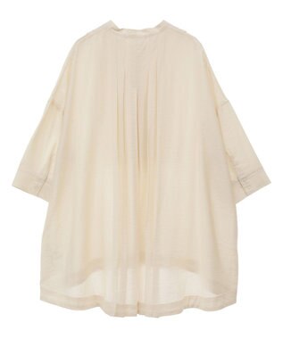 AMERICAN HOLIC 【WEB限定】接触冷感バンドカラーチュニック Ivory