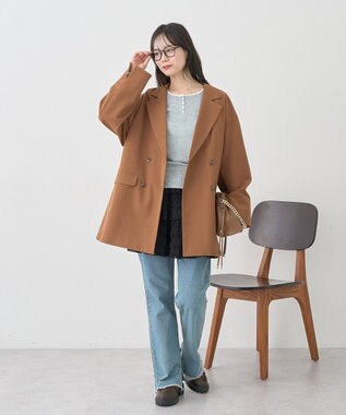 earth music&ecology 【WEB限定】アイレットジャカードタイトプルオーバー Gray