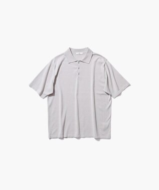ATON FRESCA KNIT | ポロシャツ GRAY