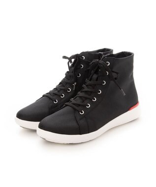 ing <ing>晴雨兼用ハイカットスニーカー ブラック