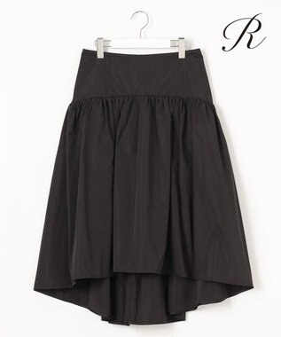 23区 S 【R(アール)】シルクタフタ スカート ブラック系