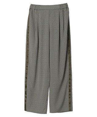 Green Parks サイドライン柄パンツ Green