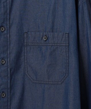JOSEPH ABBOUD MOUNTAIN 【SPACE／UNISEX】Fine Count INDIGO シャツ ネイビー系