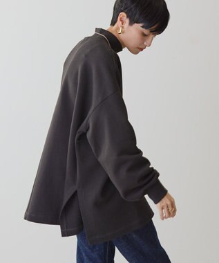 AMERICAN HOLIC ハイネックＢＩＧスウェット Charcoal Gray