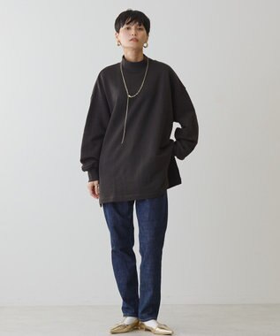 AMERICAN HOLIC ハイネックＢＩＧスウェット Charcoal Gray