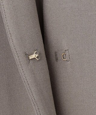 ANY SIS ビューティサーモ2WAYストレッチ ノーカラージャケット グレージュ