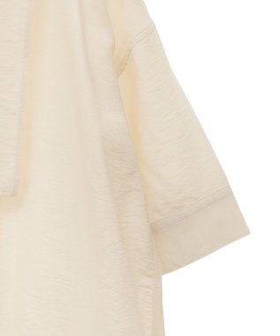 AMERICAN HOLIC 【WEB限定】接触冷感バンドカラーチュニック Ivory