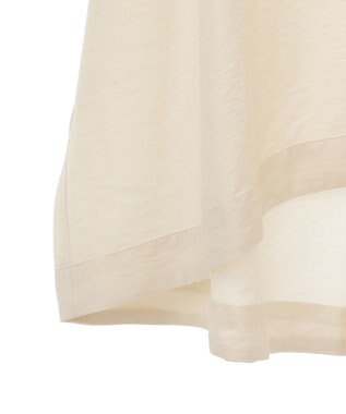 AMERICAN HOLIC 【WEB限定】接触冷感バンドカラーチュニック Ivory