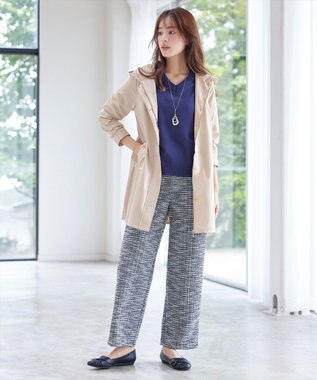 Tiaclasse 【新色追加・洗える・撥水】ドロストマウンテンパーカー ライトベージュ