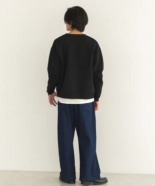 CRAFT STANDARD BOUTIQUE ウォッシャブルVネックカーディガン Black