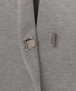 23区 S 【セットアップ対応】モクロディ ノーカラージャケット グレー系