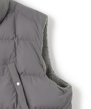 UNFILO MENS ウォーム ライトムーブ リバーシブルベスト [24年秋冬商品] グレー