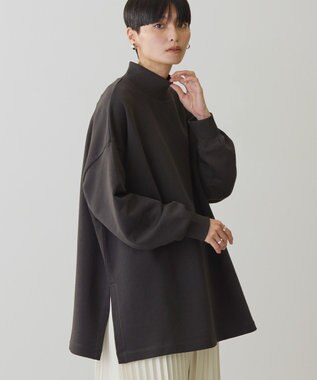 AMERICAN HOLIC ハイネックＢＩＧスウェット Charcoal Gray