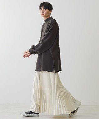 AMERICAN HOLIC ハイネックＢＩＧスウェット Charcoal Gray