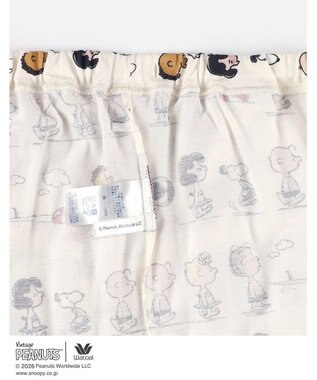 WACOAL PEANUTS ボトムス 8分丈 綿100%(本体) スヌーピー レディース FOT269 /ワコール アイボリー