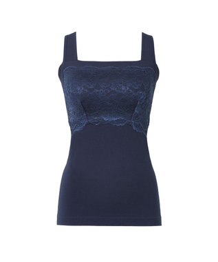 BRADELIS New York 【BRADELIS NewYork peace】ハッピーバストアップレーシーブラキャミソール23 インクブルー