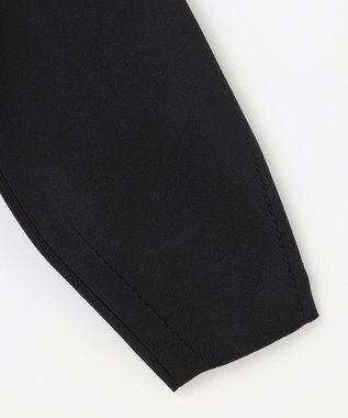 ANY SIS 【洗える】スポンディッシュペプラム ニット ブラック×オフ