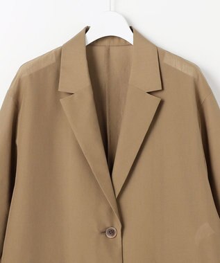 自由区 シアーボイルテーラード ジャケット ブロンズ