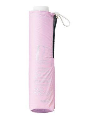 MOONBAT ハニカム断熱パラソル グラデーション 折りたたみ傘 晴雨兼用 日傘 一級遮光 UV ペールピンク