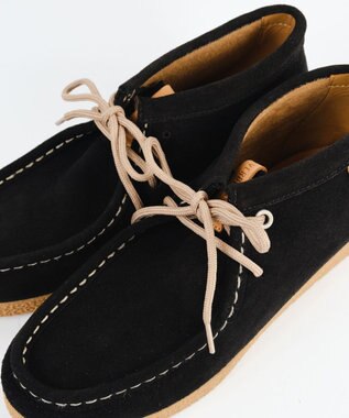 BONTRE 【VERBENAS/ベルベナス】スエードワラビーブーツ/WONBAT-NJ ブラック