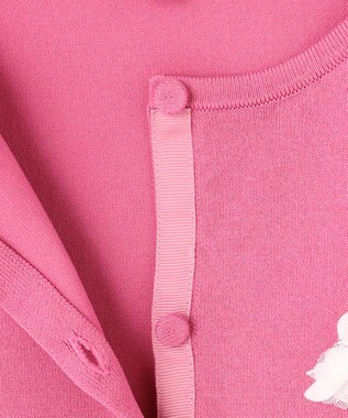 TOCCA FLOWER POP 半袖カーディガン ピンク系