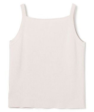 UNFILO スゴ機能美ニット スクエア キャミソール グレージュ