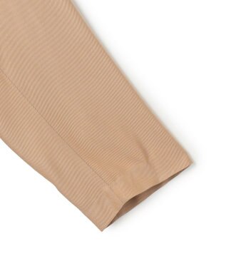 BEIGE， COBURN / シルク混ロングステンカラーコート Camel