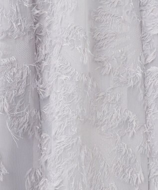 ANY SIS 【洗える】フェザーフラワージャカード スカート ライトグレー