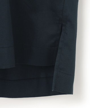 ICB 【洗える】コットンサテン プルオーバーブラウス パイングリーン系