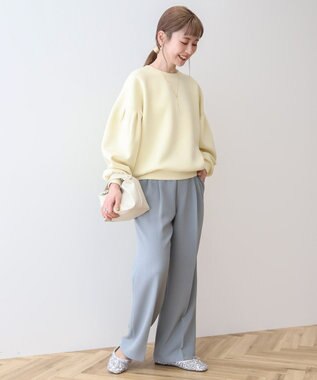 AMERICAN HOLIC 袖タックポンチプルオーバー Light Yellow